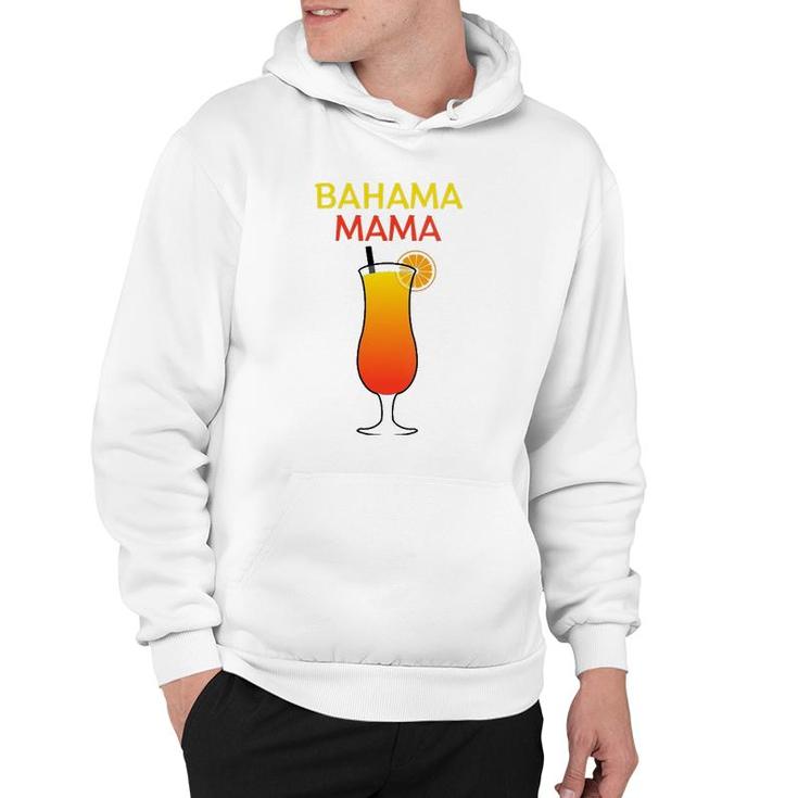 Womens I Love Bahama Mama Always At The Bar With This Cocktail V-Neck Hoodie
