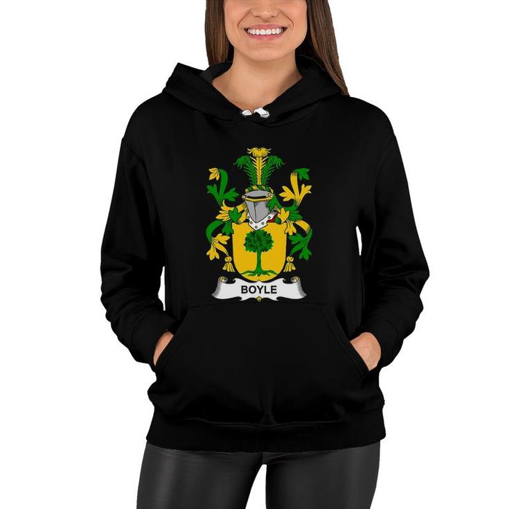 Boyle Coat Of Arms Family Crest Women Hoodie