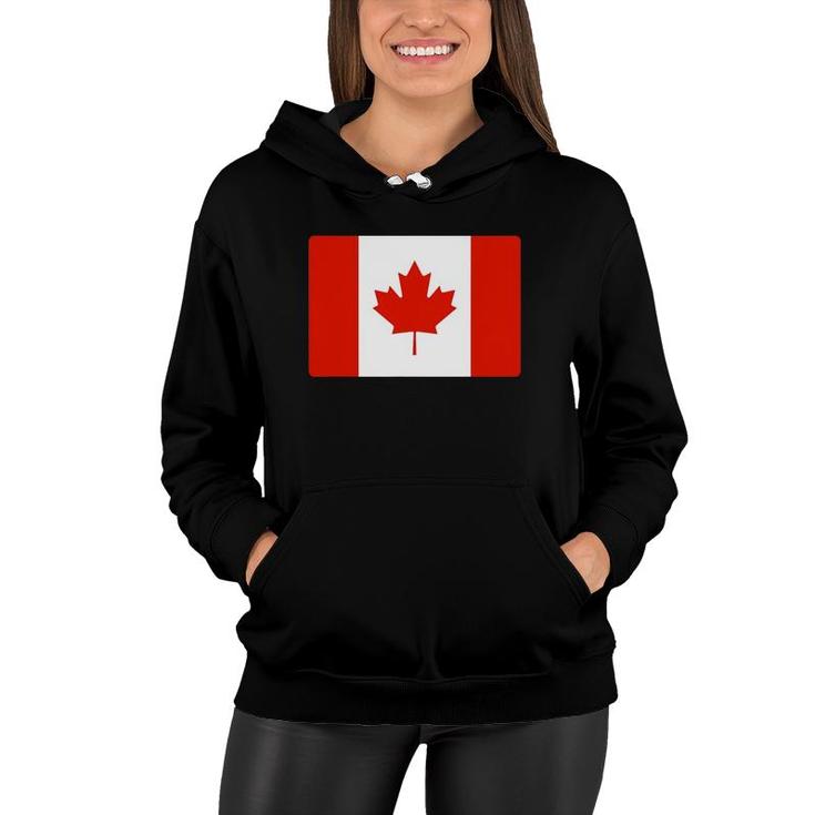 Canadian Flag Of Canada Ca Souvenir Gift Men Women Kids Women Hoodie