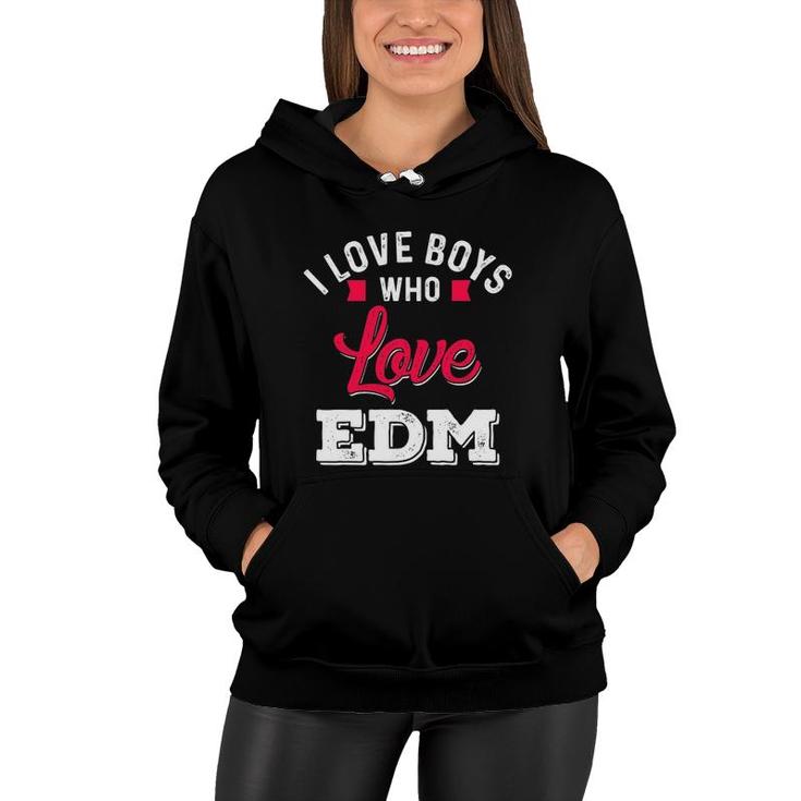 Funny Edm For Girls Who Rave Party & Hit Fesitivals Women Hoodie
