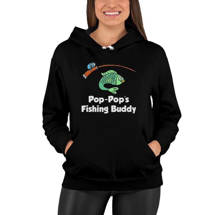 Kids Pop Pop's Fishing Buddy Grandson Or Granddaughter Fish Big and Tall  Men T-shirt