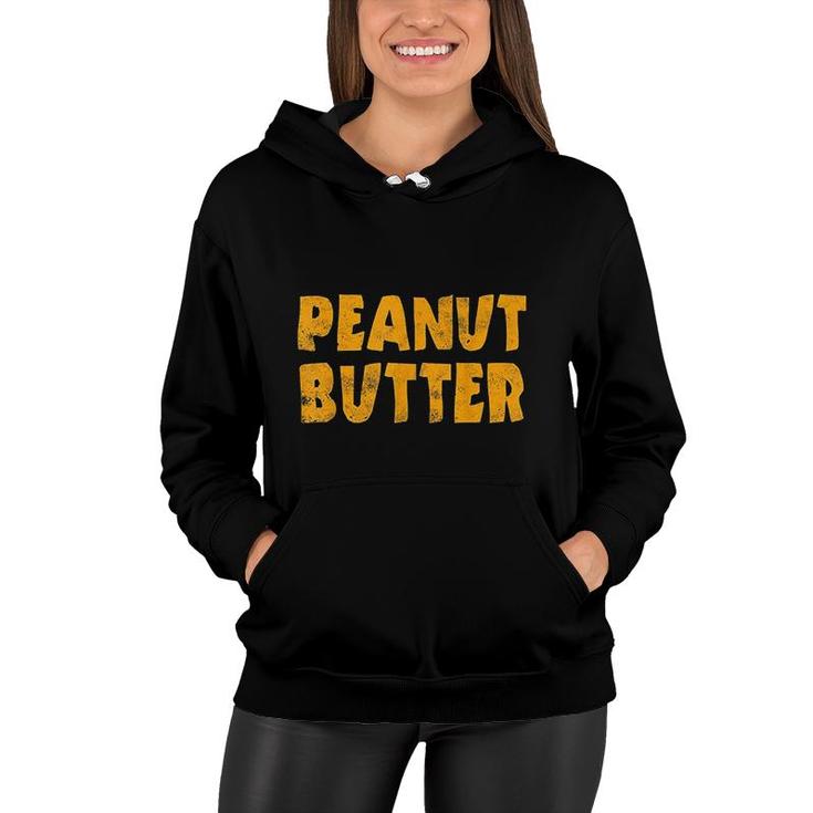 Peanut Butter Funny Matching Couples Halloween Party Costume  Women Hoodie