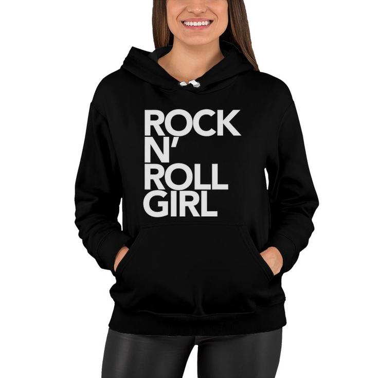 Rock N' Roll Girl Women Hoodie