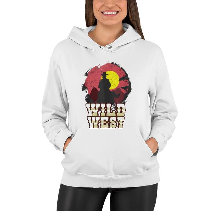 Cowboy Wild West Western Country Saddle Gift  Women Hoodie
