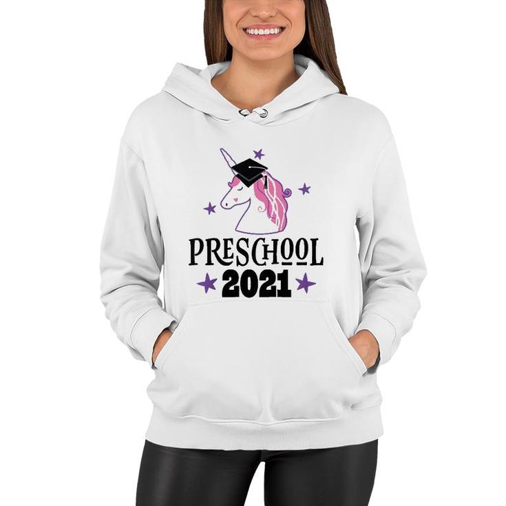 Kids Preschool Class Of 2021 Graduation Gift Women Hoodie