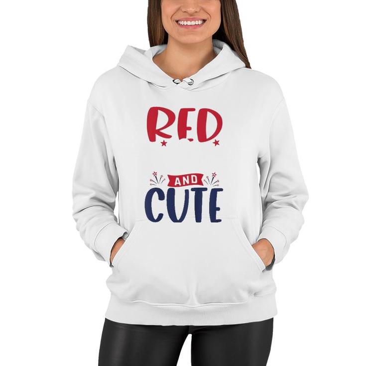 Kids Toddler 4Th Of July Outfit Boy And Girl Red White And Cute Women Hoodie