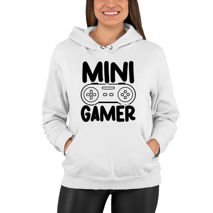 Mini Gamer Video Game Lover Black Women Hoodie