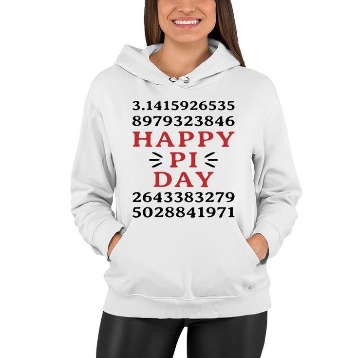 Number Pi Happy Pi Day Exciting Women Hoodie