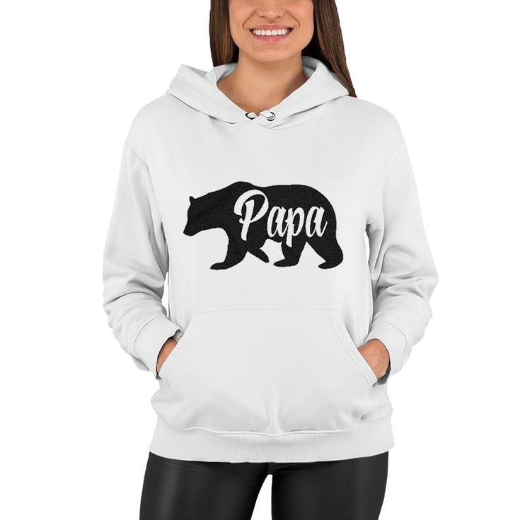  Papa Bear Funny Gifts For Birthday Women Hoodie