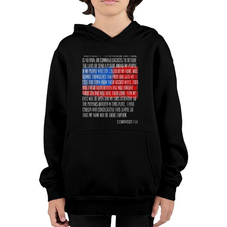 2 Chronicles 714 If My People Humble Themselves Youth Hoodie