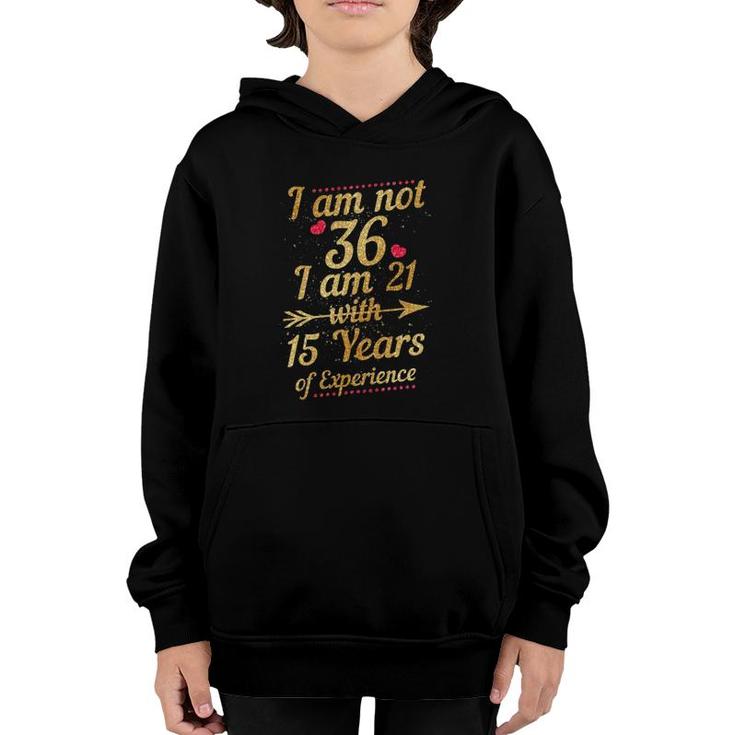36Th Birthday Woman 36 Years Old Gift Youth Hoodie