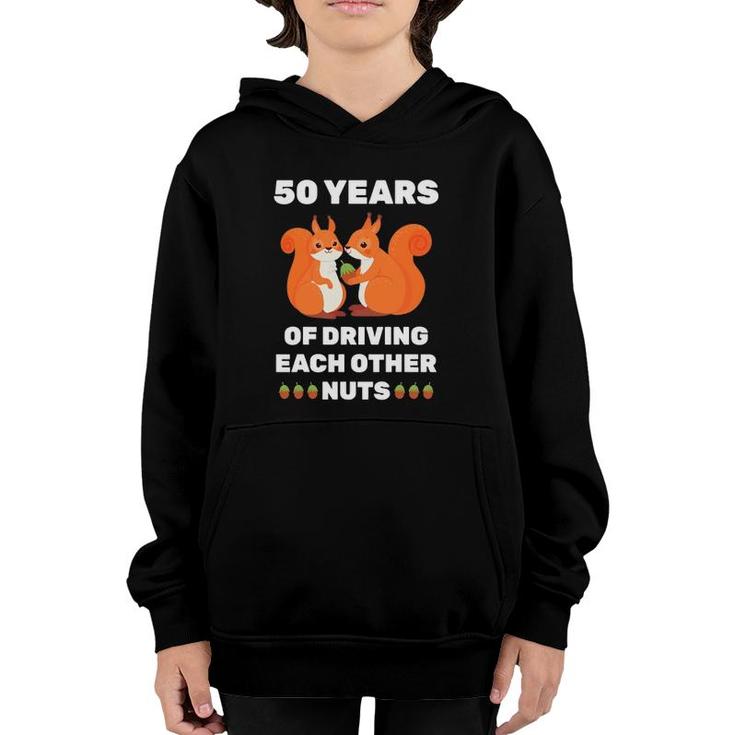 50Th 50 Years Wedding Anniversary Funny Couple For Him Her Youth Hoodie