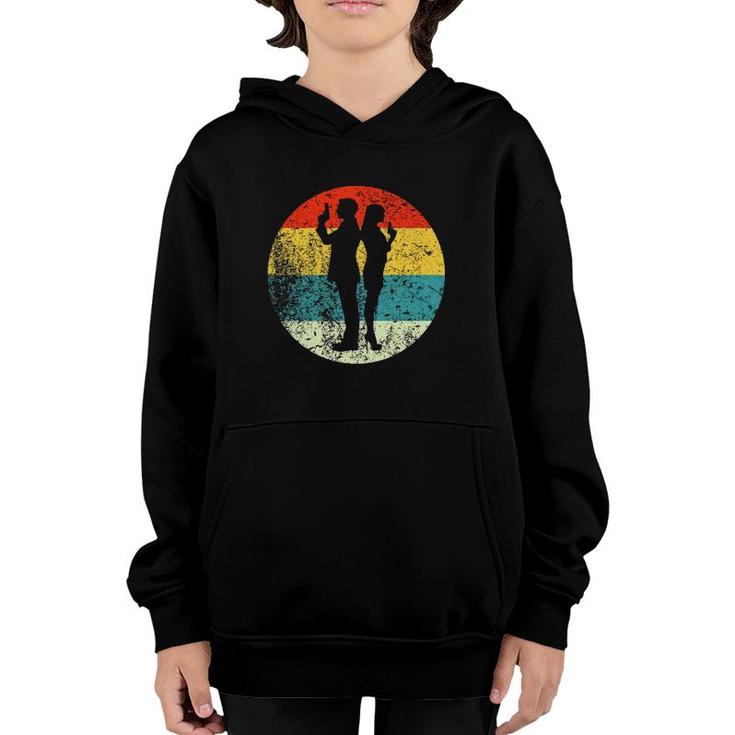 Agent Couple Happy Valentine's Day Mr And Mrs Smith Youth Hoodie
