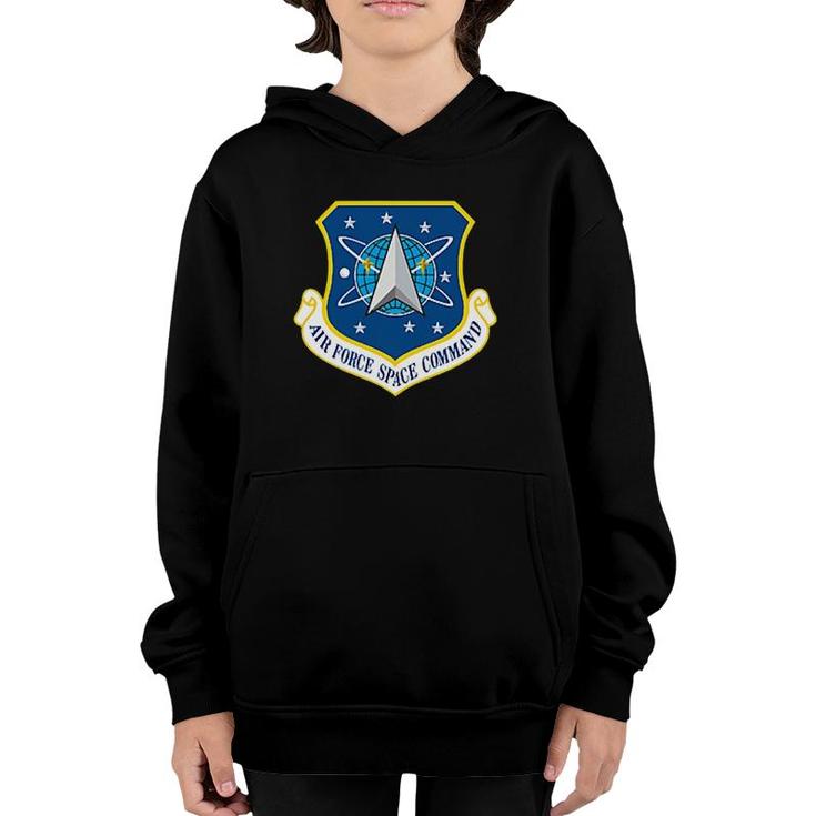 Air Force Space Command Afspc Military Veteran Insignia Youth Hoodie
