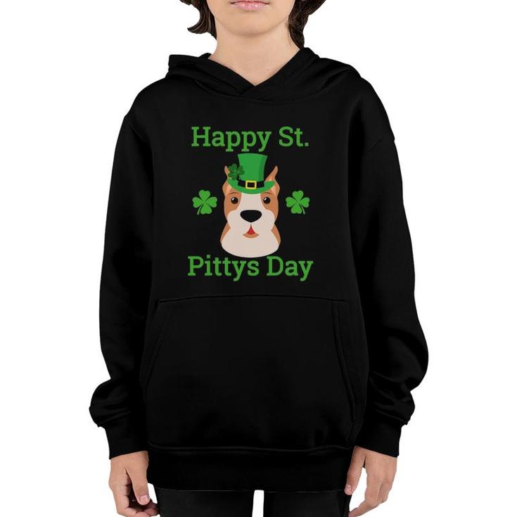 American Pitbull Happy St Pitty's Day, Funny St Paddys Tee Youth Hoodie