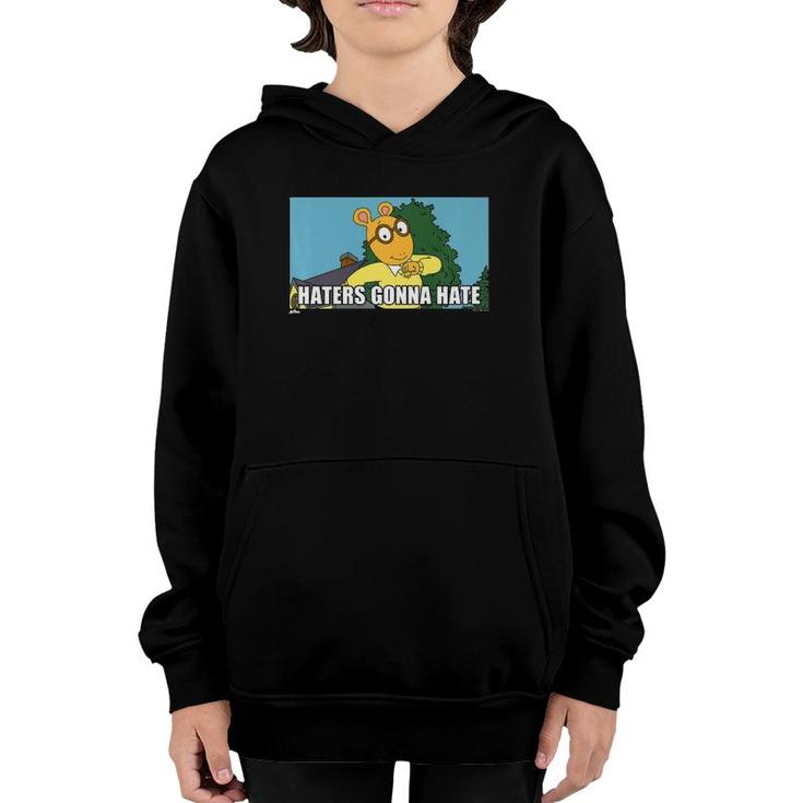 Arthur Haters Gonna Hate Premium Youth Hoodie