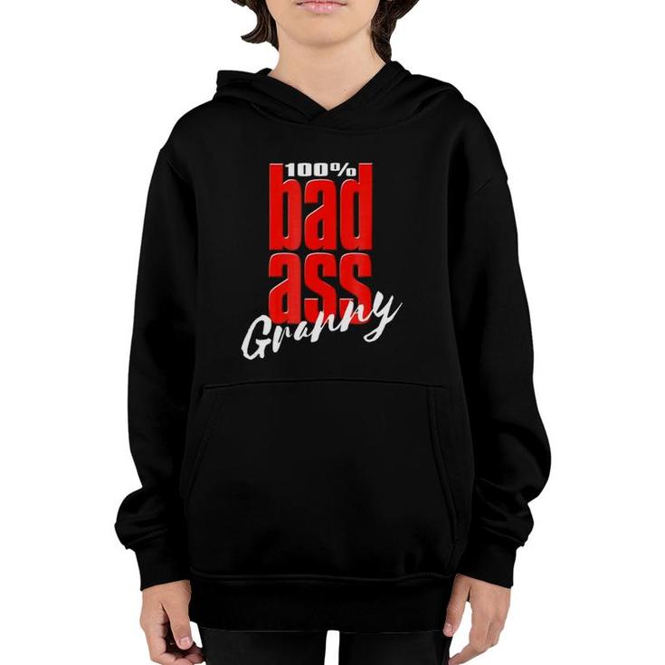 Badass Granny, Funny For Grandmother Youth Hoodie