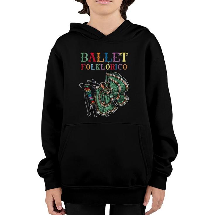 Ballet Folklorico Traditional Mexican Dances Youth Hoodie