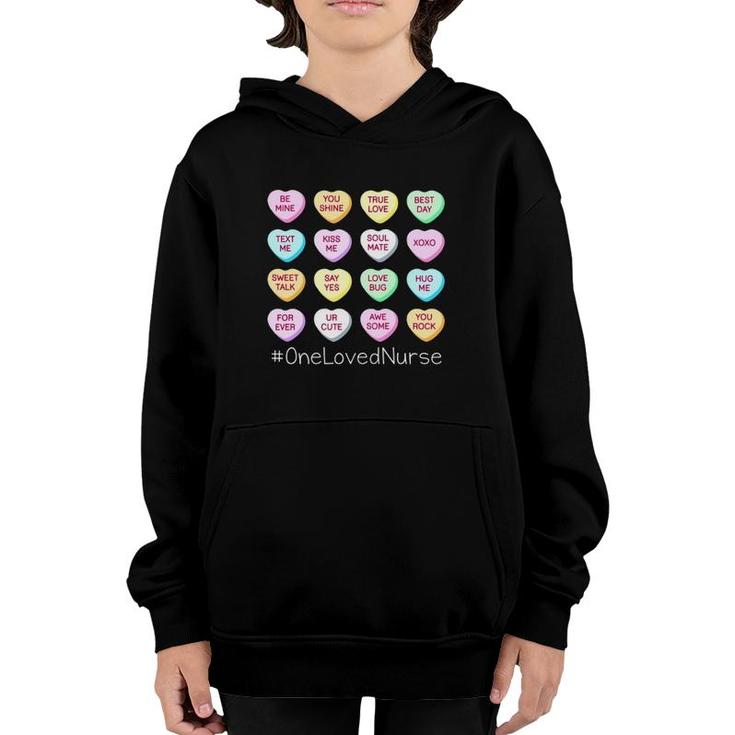 Be Mine You Shine True Love Best Day Text Me Kiss Me Soul Mate Xoxo Onelovednurse Youth Hoodie