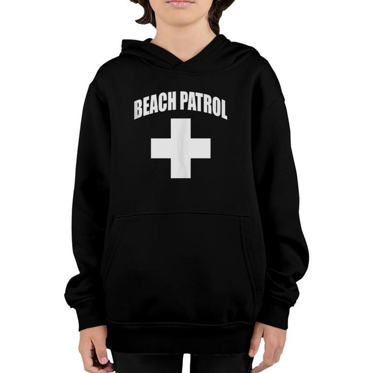Beach Patrol Safety Lifeguard  Youth Hoodie