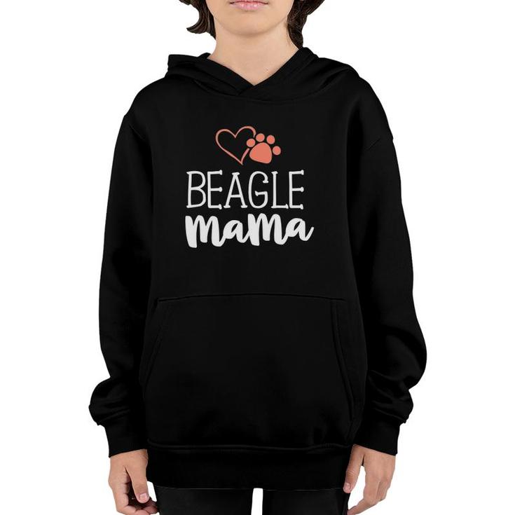 Beagle Mama  Dog Owner Gifts For Women Mother Youth Hoodie