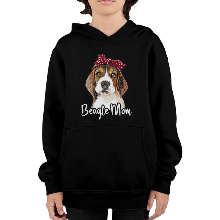 Beagle Mom Tee For Beagle Dogs Lovers Bandana Beagle Youth Hoodie