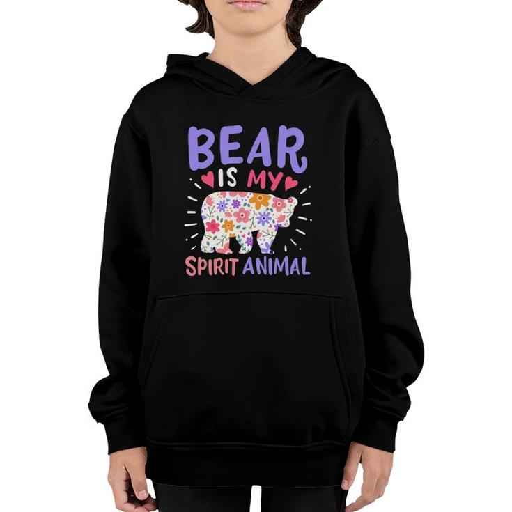 Bear Spirit Animal Youth Hoodie
