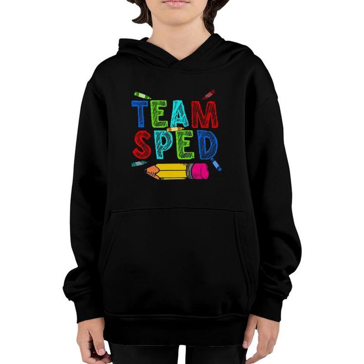 Best Special Education Art For Men Women Special Ed Teacher Youth Hoodie