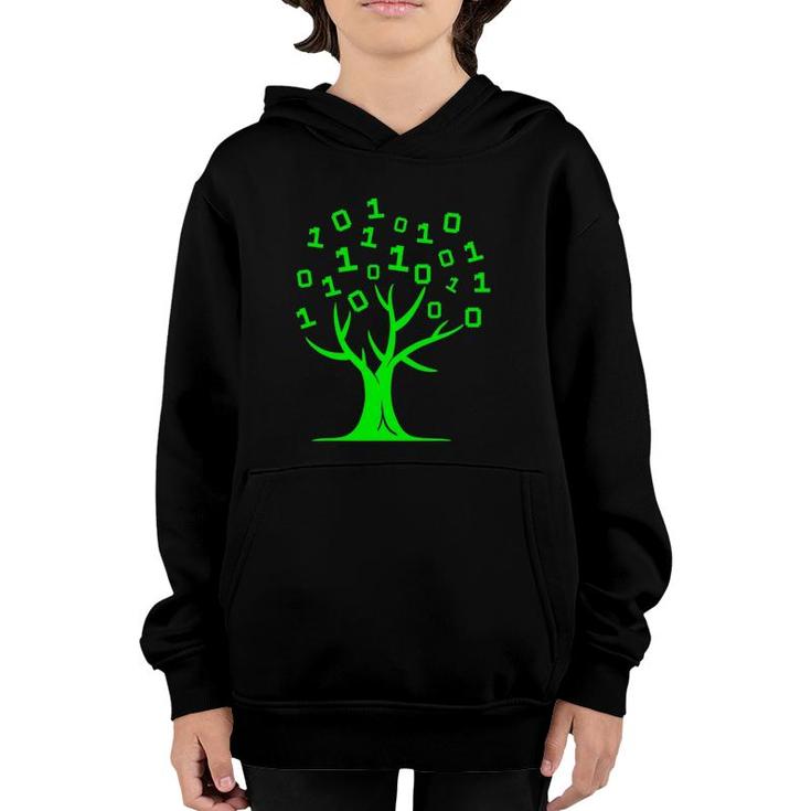 Binary Tree - It Computer Programming Coding Youth Hoodie