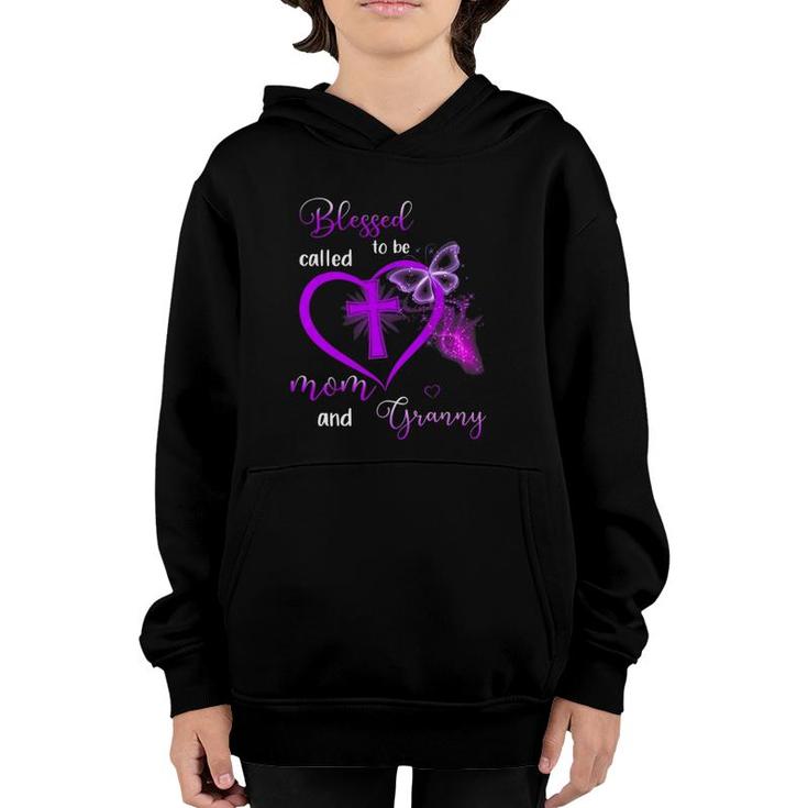 Blessed To Be Called Mom And Granny Mother's Day Gifts Youth Hoodie