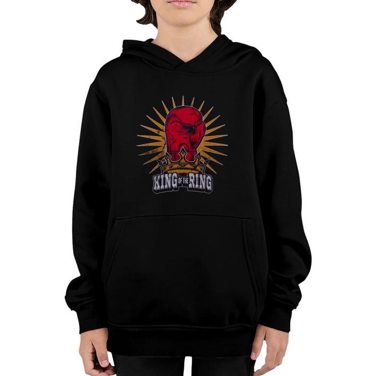 Boxing King Of The Ring Boxer Youth Hoodie