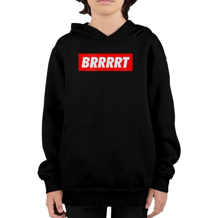 Brrrrt Sound Of God's Hand Youth Hoodie