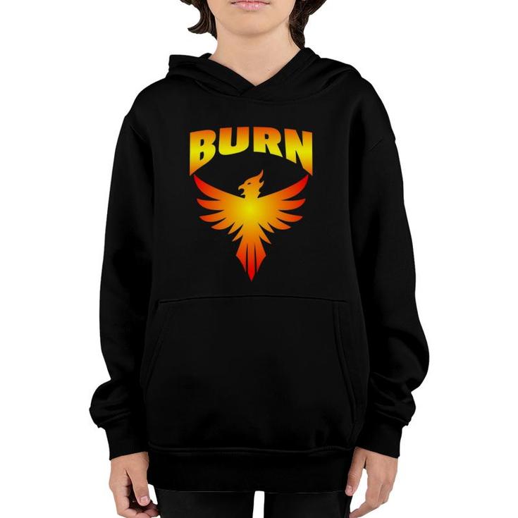 Burn Phoenix Firebird  Youth Hoodie