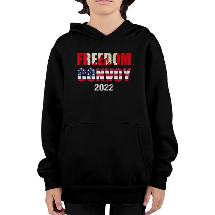 Canada Freedom Convoy 2022 Support Canadian Truckers Tank Top Youth Hoodie
