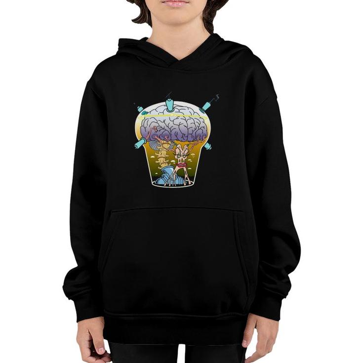 Captain N Mother Brain Unisex Youth Hoodie