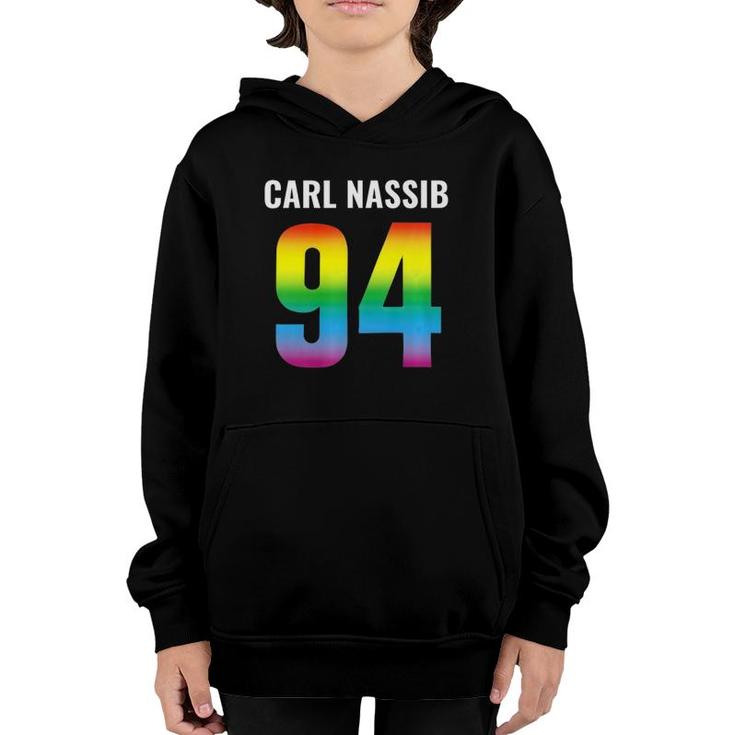 Carl Nassib- Supporting Lgbtq- Favorite Football Player  Youth Hoodie