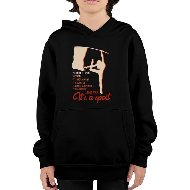 Color Guard Design Band Gift Marching Design  Youth Hoodie