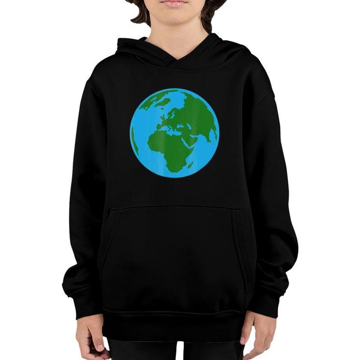 Colored Globe Earth Day Youth Hoodie