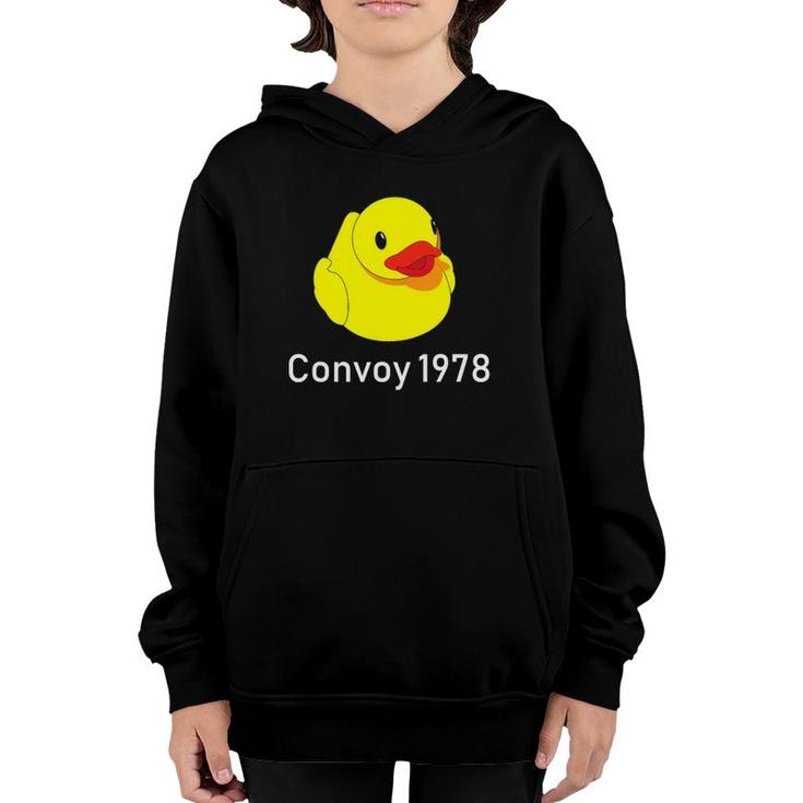Convoy 1978 Country Music Lyrics Rubber Duck Redneck Youth Hoodie