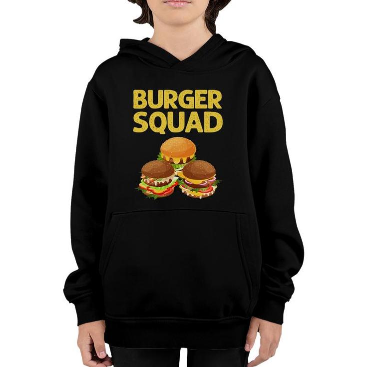 Cool Hamburger Art Men Women Cheeseburger Fast Food Burger Youth Hoodie