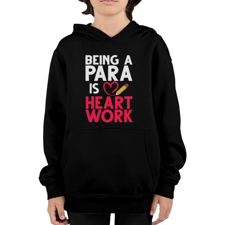 Cool Paraprofessional For Men Women Para Pro Youth Hoodie