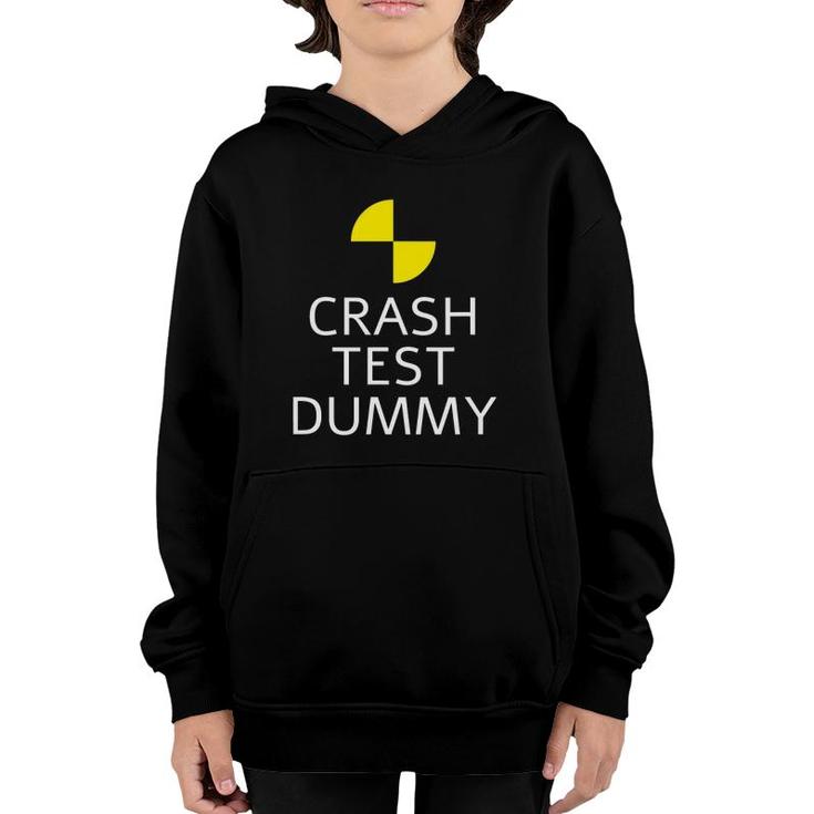 Crash Test Dummy Easy Last Minute Funny Costume For Men Youth Hoodie