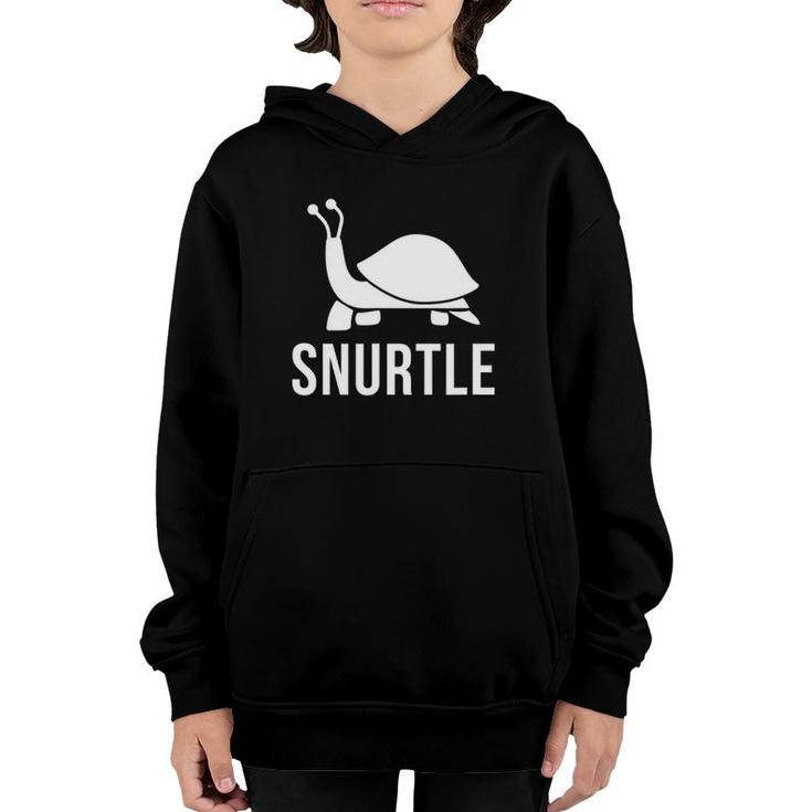 Crazy Snail  Turtle Mix Snurtle Pun Youth Hoodie