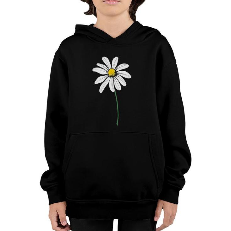Daisy Pretty Flower Hippy Graphic Youth Hoodie