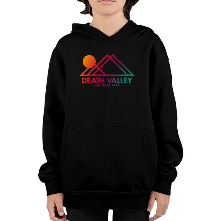 Death Valley National Park California Souvenir Ca Outline Youth Hoodie