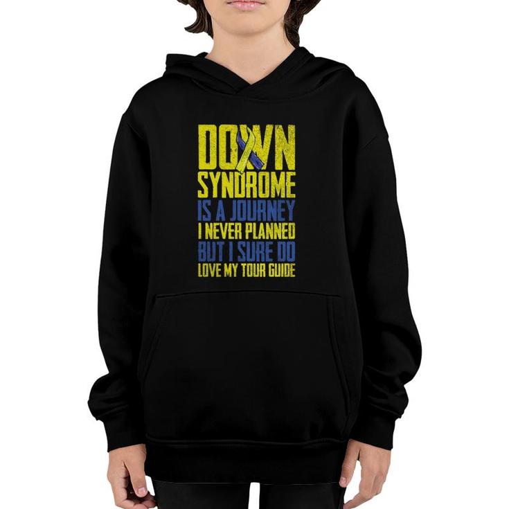 Down Syndrome Quote Awareness Ribbon Family Support Youth Hoodie