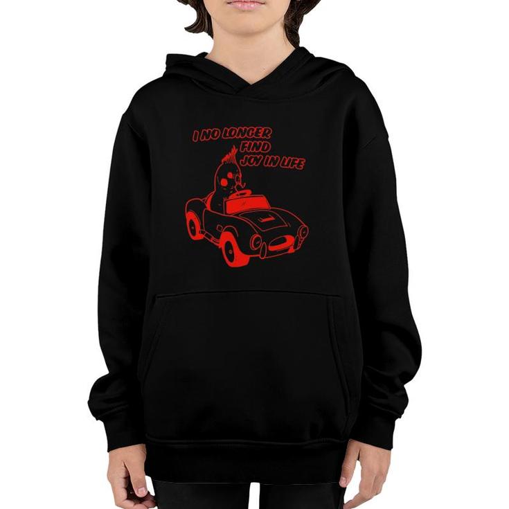Driving Bird I No Longer Find Joy In Life Rory Blank Youth Hoodie