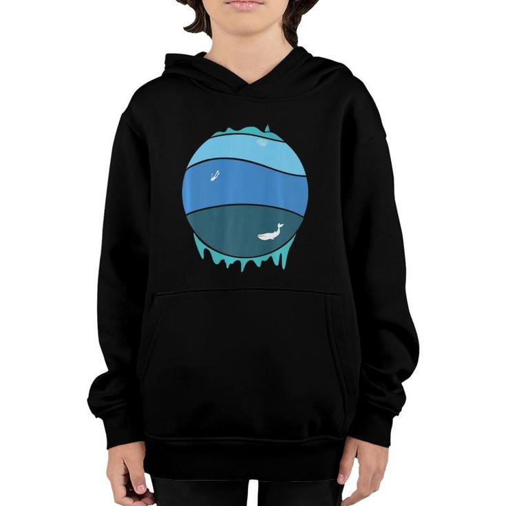 Eleventy Ocean Fitted Gift Youth Hoodie