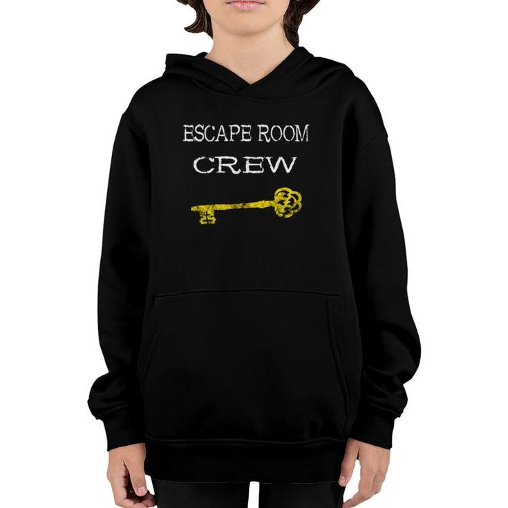 Escape Room Crew Exit Room Game Group Team Player Squad Youth Hoodie