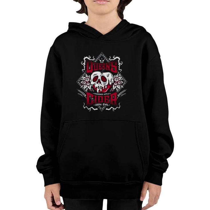 Evil Queen Cider Poisoned Apple Goth Witch Youth Hoodie